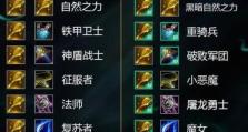 《云顶之弈S8》龙龟装备大全（聚焦S级装备，让你的阵容更胜一筹）
